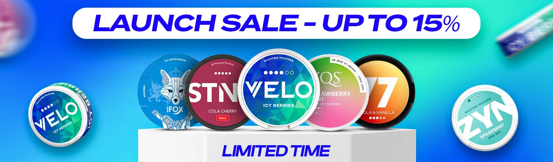 Launch collection featuring VELO nicotine pouches