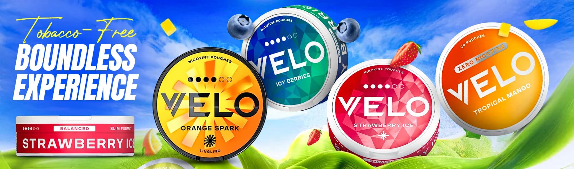 VELO nicotine pouches banner